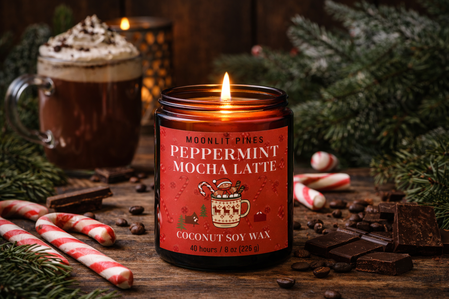 Peppermint Mocha Latte